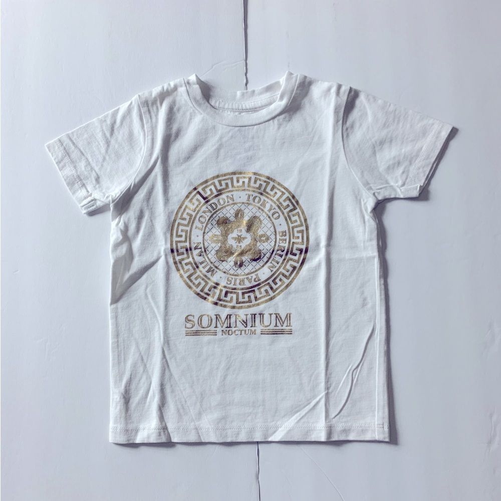 River Island Boys Somnium Noctum Print Short Sleeve T-Shirt